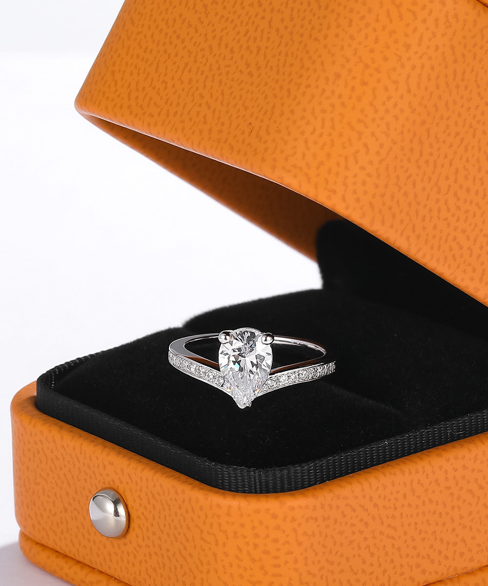 Satéur Tête de Perle Diamond Ring™, 18K White Gold