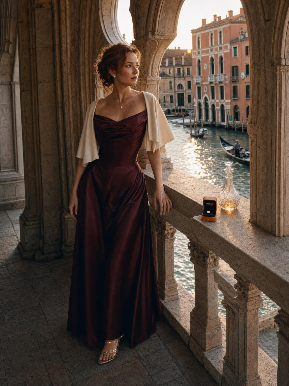 The evening <em>begins.</em>