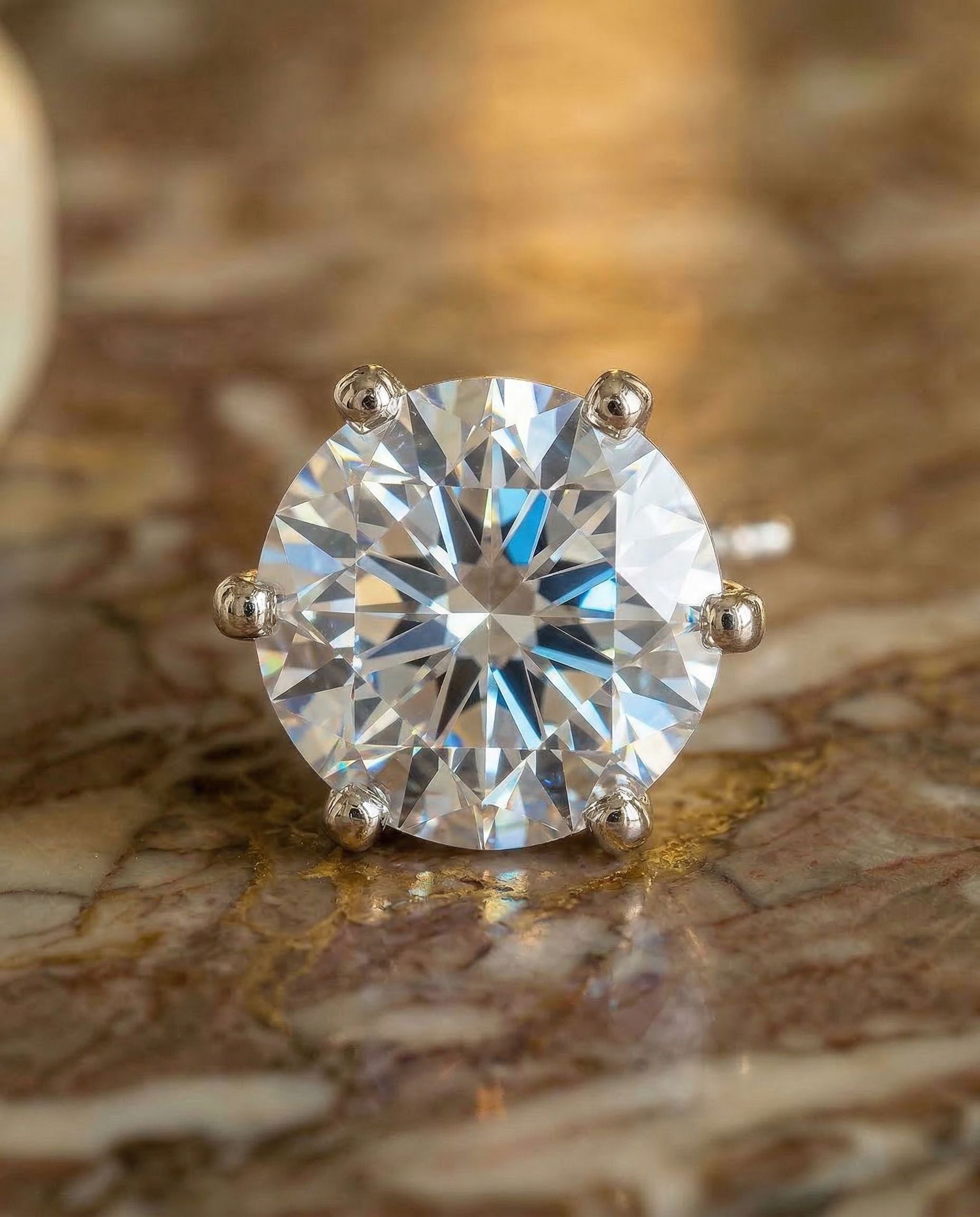 Satéur Destinée Diamond Earrings™, 18K White Gold