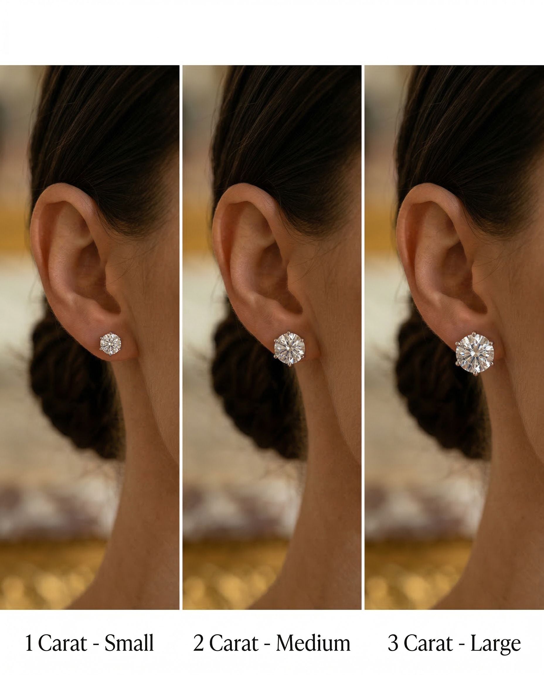 Satéur Destinée Diamond Earrings™, 18K White Gold